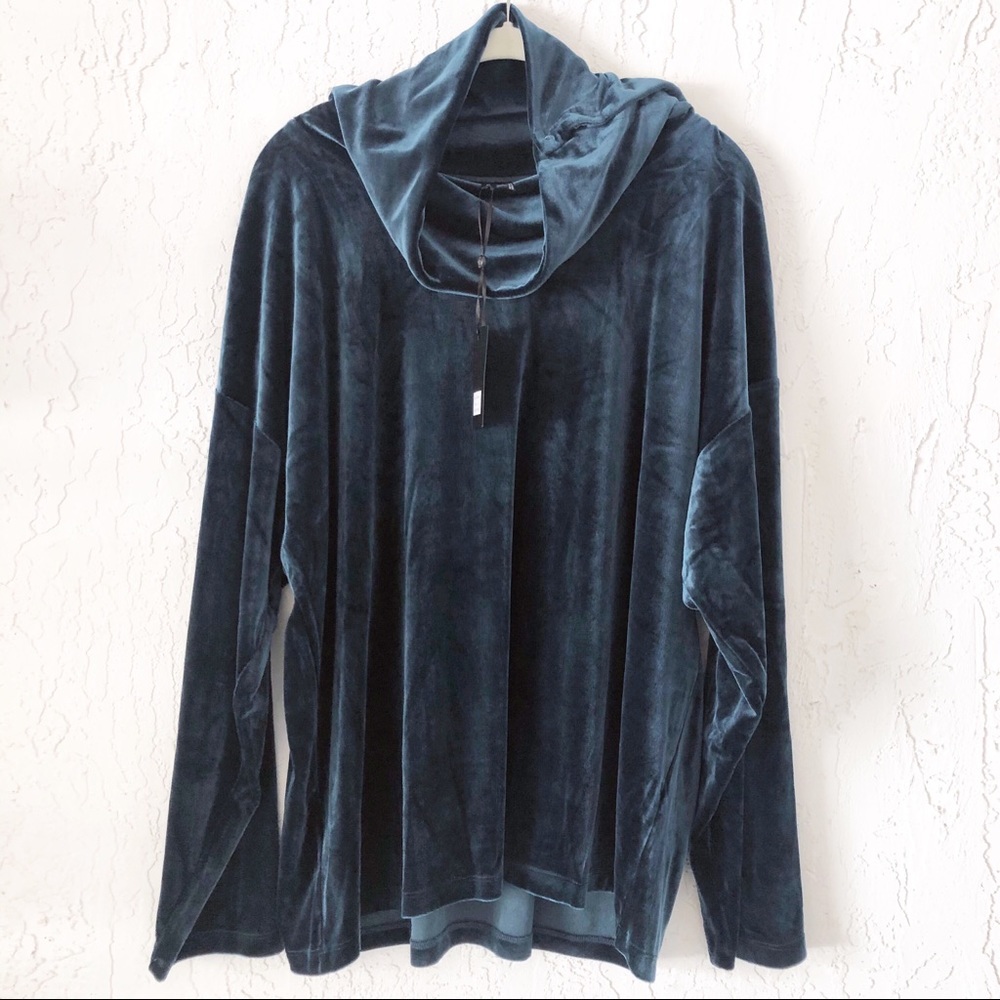DKNY Velvet Cowl Sweater NWT